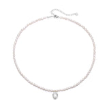 Enchanted Heart Pearl Necklace