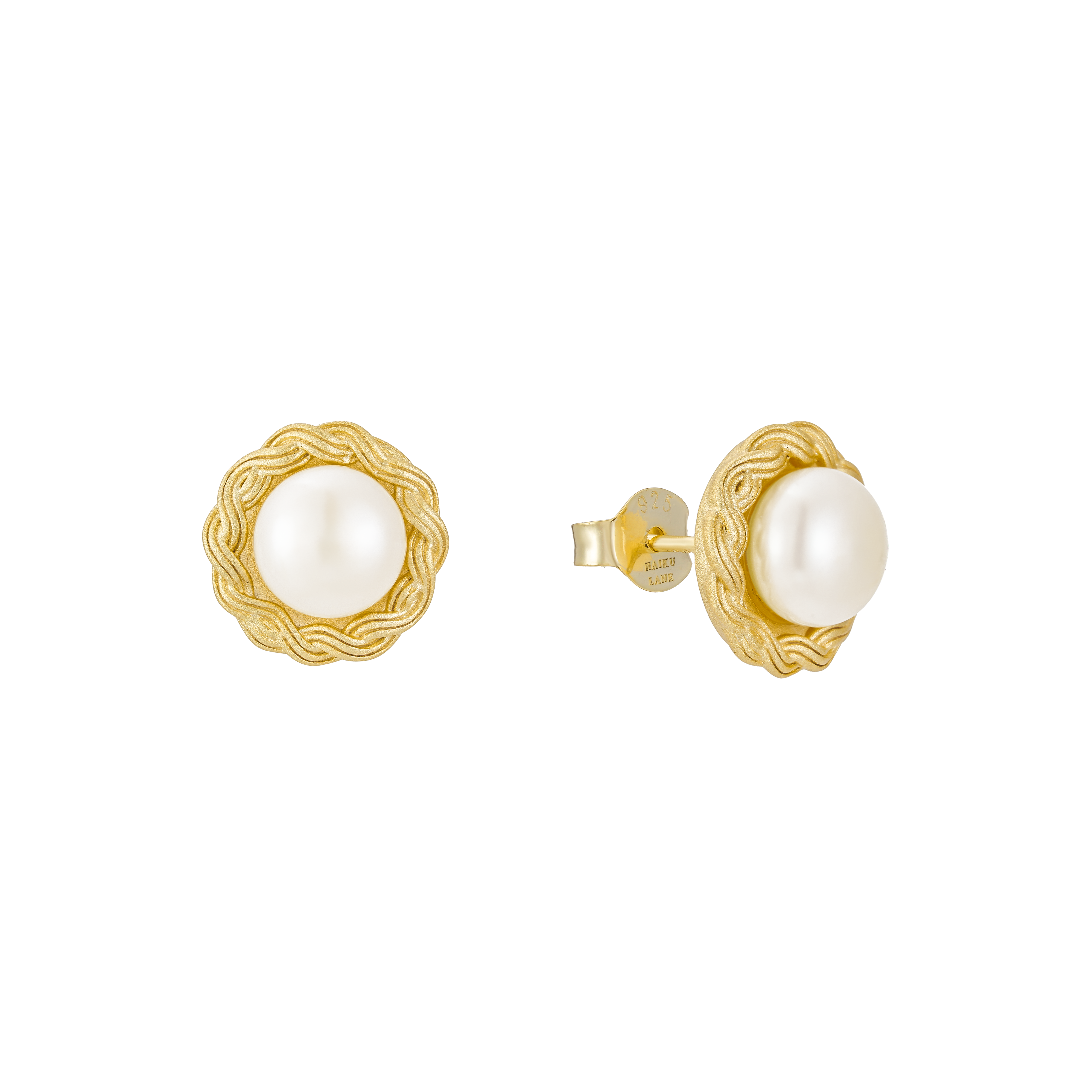 Genevieve Pearl Studs – Haiku Lane