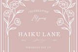 Birthday Pop Up Ticket