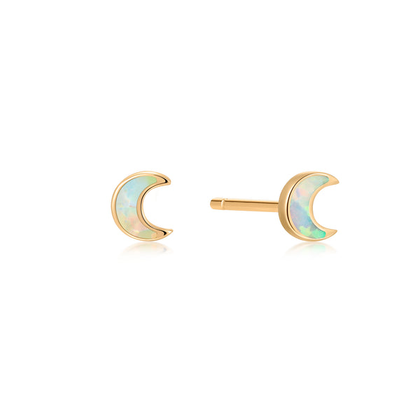 Selene Moon Studs