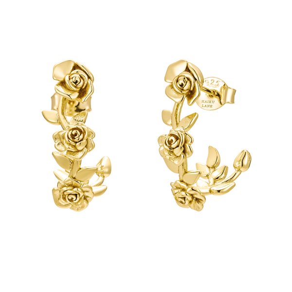 Garden Rose Hoops