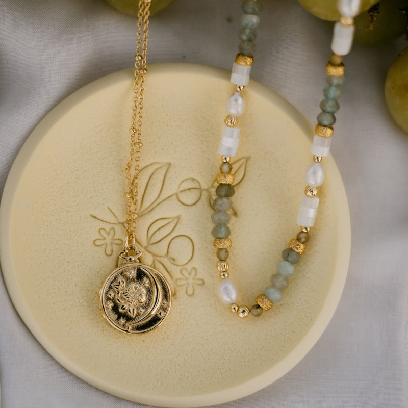 Moonflower Locket