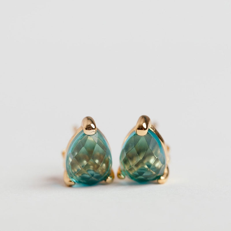 Capri Studs- Aquamarine