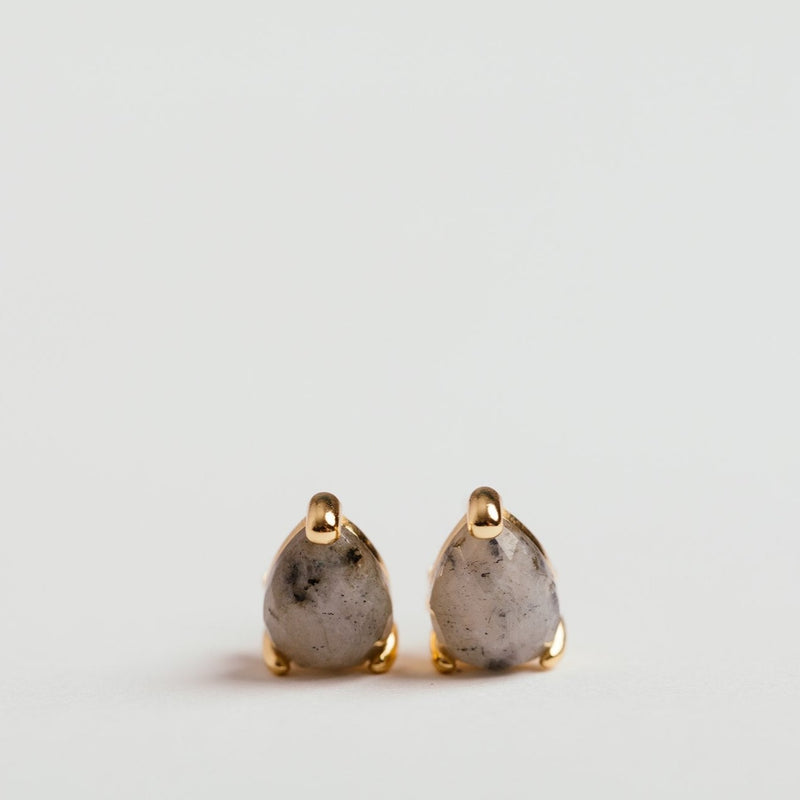 Capri Studs - Labradorite