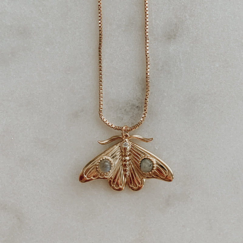 Mystic Moth Necklace