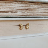 Tiny Butterfly Studs