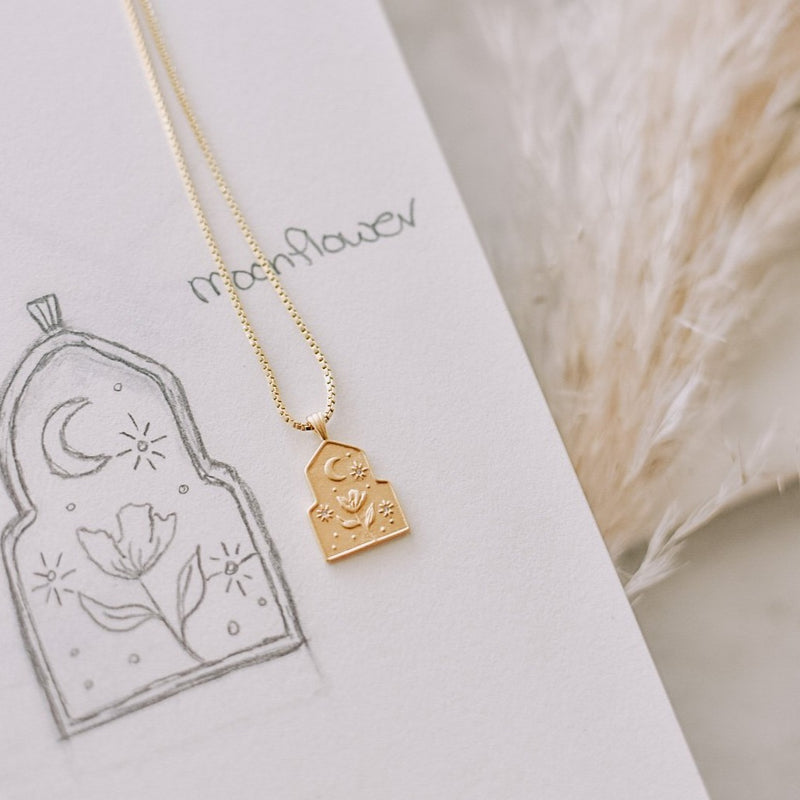 Moonflower Necklace
